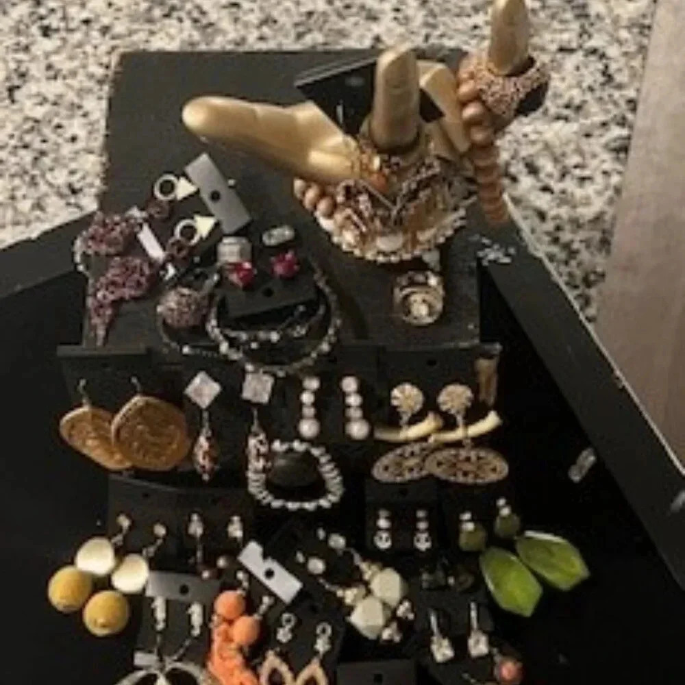 Multi Animal print Mixed Jewelry Bundle EARRINGS. RINGS. BRACELETS.